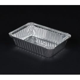 AC-2.25-LB | 2.25LB Rectangular Aluminum Container - 500PCs