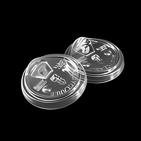 PCC90PL | Couvercle plat en PET pour gobelet en papier 16oz-22oz 90mm - 1000 pièces