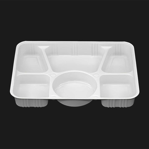 VEL-029 | 6-Compartment Serving Tray 11 x 8.25 x 1.375'' - 400 PCs