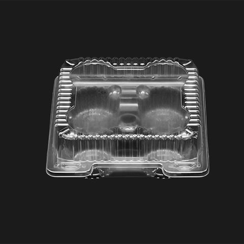 VEL-051 | 4-Medium Muffin Containers 7.05 x 7 x 3'' - 500 PCs