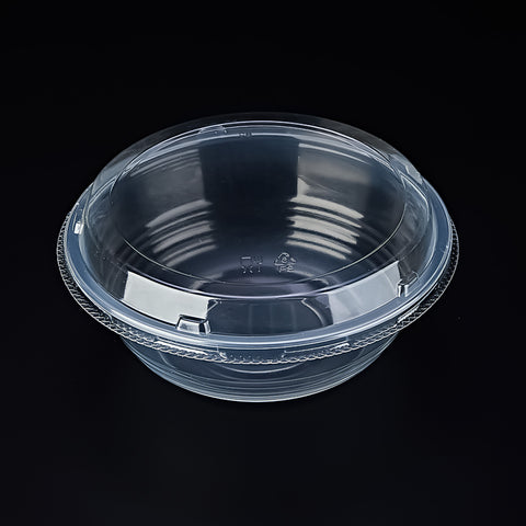 DO-700-313C | Recyclable 700 ml Soup Bowl with clear Lid ø173.5×22.5mm - 300 PCs