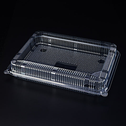 M005 | Large Recyclable Transparent Clamshell Container 280 x 210 x 50mm - 240 PCs