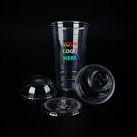 Custom Full Color Printed PET Clear Cup - 50,000 PCs(1000PCs x 50Cs) Min