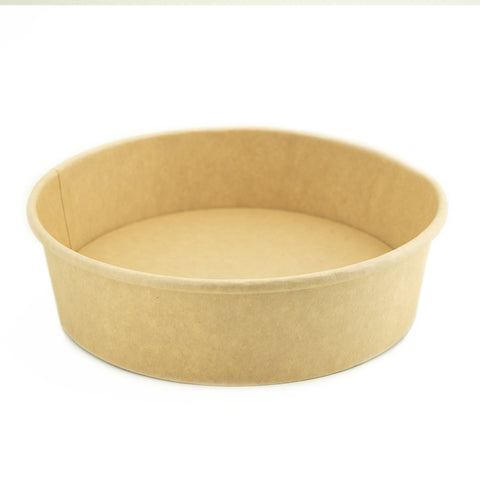 PSB900K- 900ml | 900ml Round Kraft Paper Bowl - 300 PCs