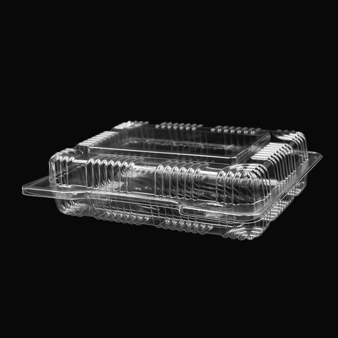 VEL-020-M003 | Recyclable medium hinged container 8.5 x 6.5 x 2" - 400 PCs