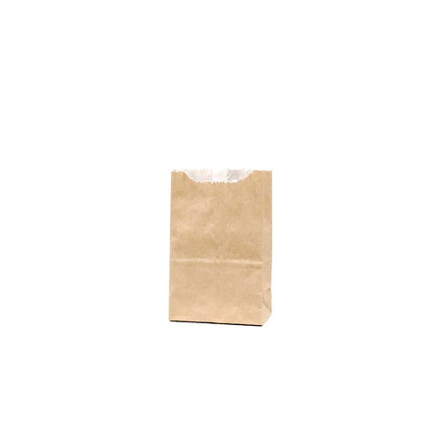 025FRI005FC | #1/2 Double layer French Fries Bags 3''x2''x5 4/5'' - 1000 PCs