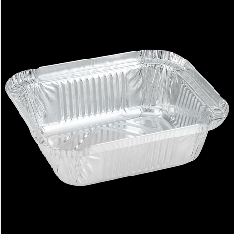 AC-01-LB | 1LB Rectangular Aluminum Container - 1000PCs