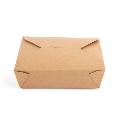 KPB-3-66 | #3, 66oz Kraft Paper Take Out Boxes 197x140x63mm - 200 PCs