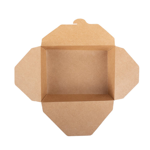 KPB-2-49 | #2, boîtes à emporter en papier kraft 49 oz 197 x 140 x 48 mm - 200 pièces