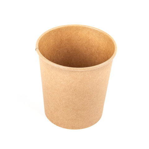 KPC-16-D98 | 16 oz Round Kraft Paper Container 98*75*99mm - 500 PCs