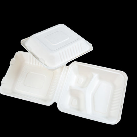 BHC-243-compostable-medium-3-compartment-hinged-container-BHC-243-cnpyinc-com-canada-2eco-ca-restaurant-supermarket-COFFEE-TEA-SHOP-BACKERY-supply-wholesale-canada