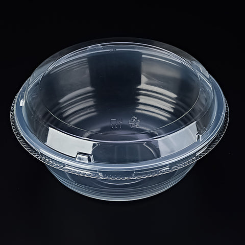 DO-1000-314C | Recyclable 1000 ml Soup Bowl with clear Lid ø186×65mm - 200 PCs