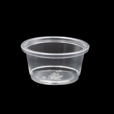 PPC075 | 0.75 oz Recyclable PP Clear Portion Cup - 2500 PCs