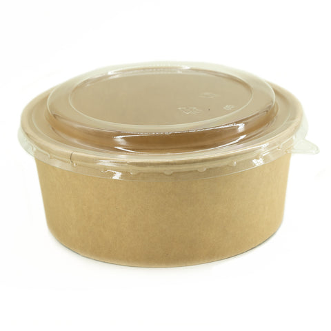 PSB1100K-38 | 38 oz Round Kraft Paper Bowl Ø165*65mm - 300 PCs