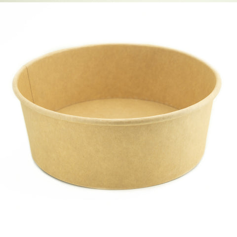 PSB1500K-46 | 46 oz Round Kraft Paper Bowl Ø185*65mm - 300 PCs