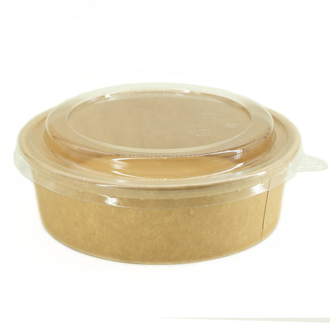 PSB500K-16 | 16 oz Round Kraft Paper Bowl - 300 PCs