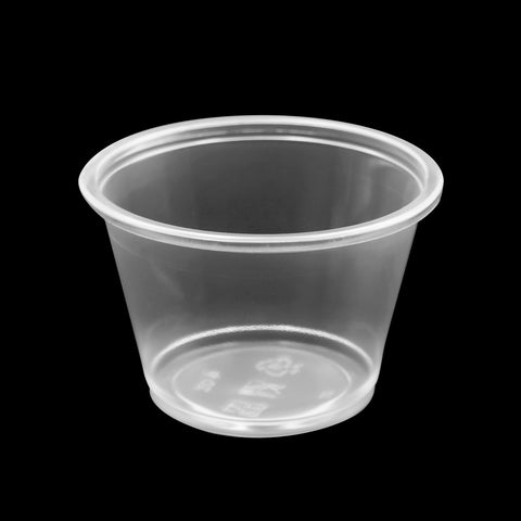 PPC400 | 4 oz Recyclable PP Clear Portion Cup - 2500 PCs